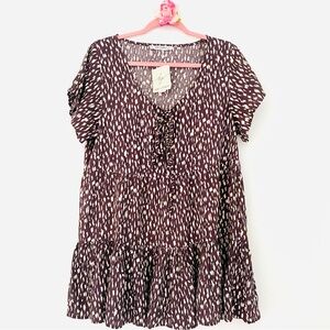 NWT💕Kiwi + Punch Print Sheath Dress SZ L